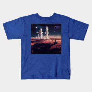 Interplanetary Spaceport Kids T-Shirt